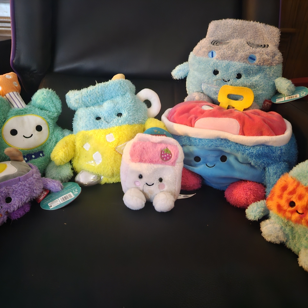 Colorful Plush Toy Collection